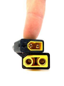 Перехідник з XT-90 мама на XT-60 тато 10 AWG 3801 фото