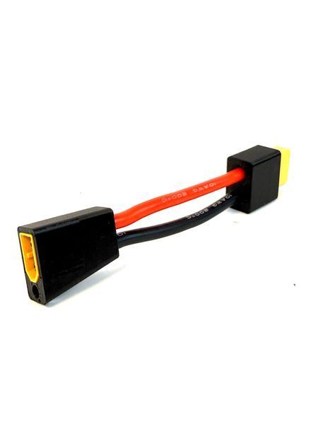 Перехідник з XT-90 мама на XT-60 тато 10 AWG 3801 фото