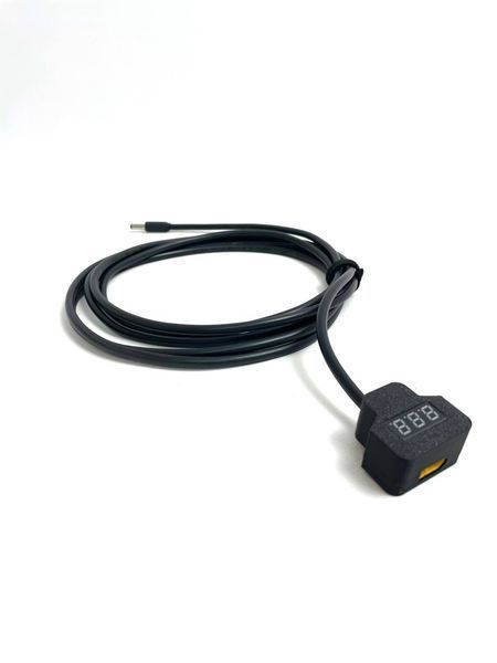 Кабель питания Starlink Mini от FPV аккумулятора с встроенным вольтметром 5 метрів 1305 фото