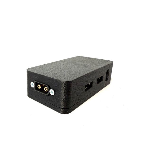 Переходник блок питания для зарядки телефона от fpv батареи 2 USB + 1 TYPE - C выхода 22 фото