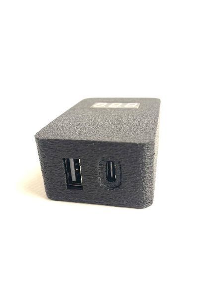 Перехідник блок живлення для заряджання телефона від fpv батареї 1 USB + 1 TYPE - C виходи 2600 фото